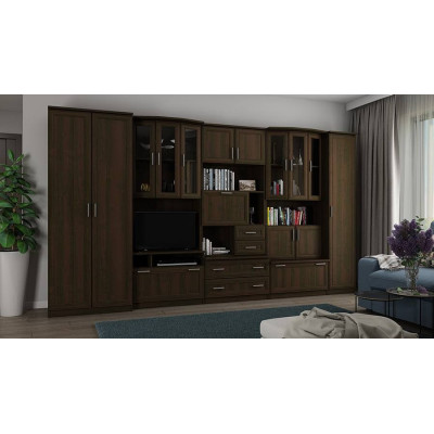 Walnuss dunkel (MDF-Leiste)