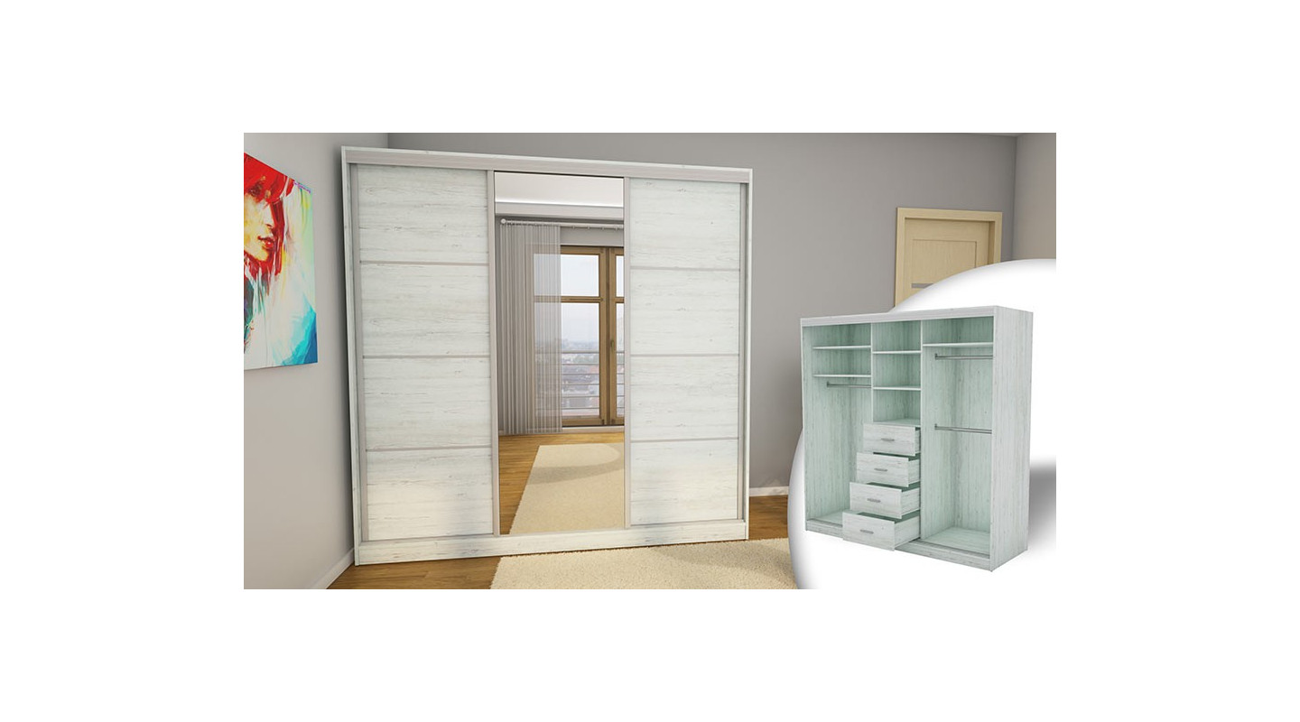 Anderson Kiefer + Spiegel - Silberne Beschläge