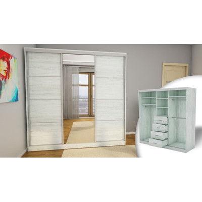 Sosna Anderson + Lustro - Okucia Srebrne