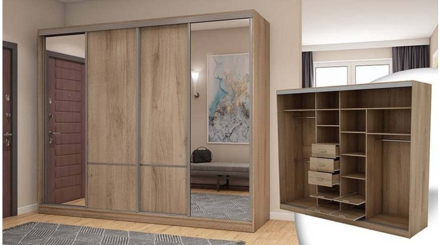 Dąb Lorenzo + Lustra