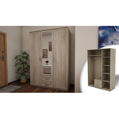 Sonoma Bright (MDF-Leiste) + Spiegel