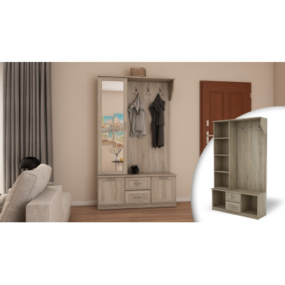 Sonoma Jasna (Listwa MDF) + Lustro