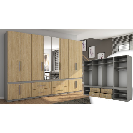 Szary Platynowy/Dąb Olejowany