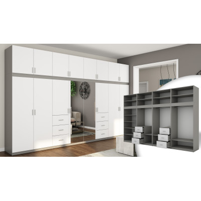 Szary Platynowy/Biel