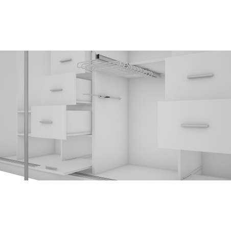 Weiß (silberne Hardware)