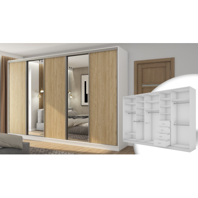 Biel/Dąb Olejowany (okucia srebrne)