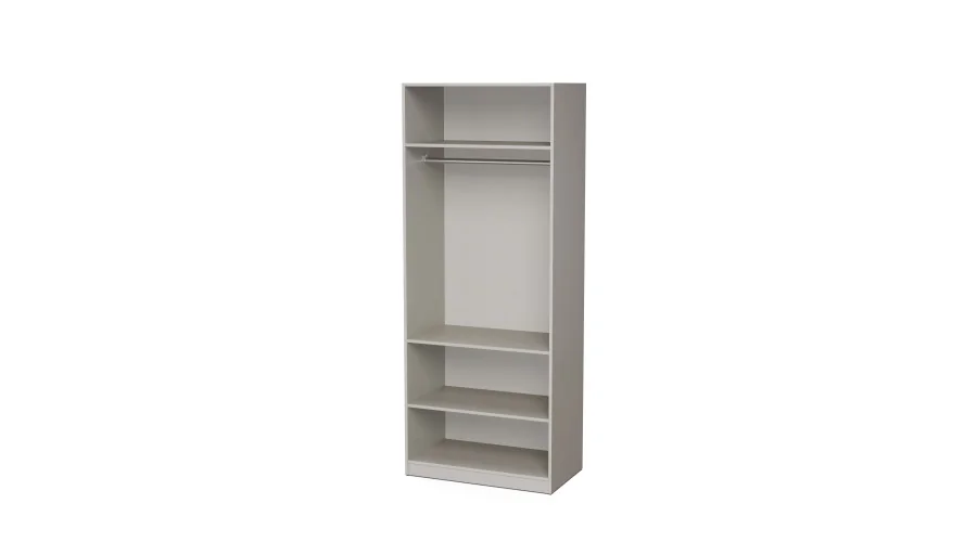 Szafa modułowa 90x225 cm z półkami i drążkiem - MAX Premium F Szafa modułowa 90x225 cm z półkami i drążkiem - MAX Premium F