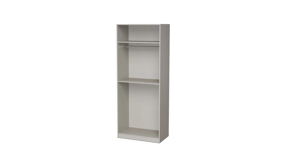 Szafa modułowa 90x225 cm z półkami i drążkami - System MAX Premium Szafa modułowa 90x225 cm z półkami i drążkami - System MAX Premium