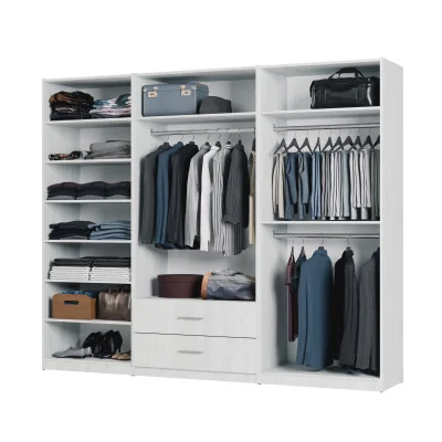 Szafa modułowa 270 cm Sosna Anderson - Zestaw MAX Premium