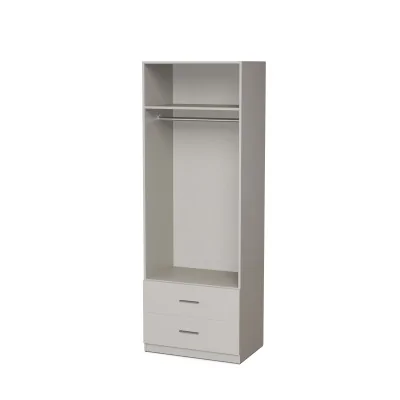 Szafa modułowa 80x225 cm z drążkiem i szufladami - System MAX Premium