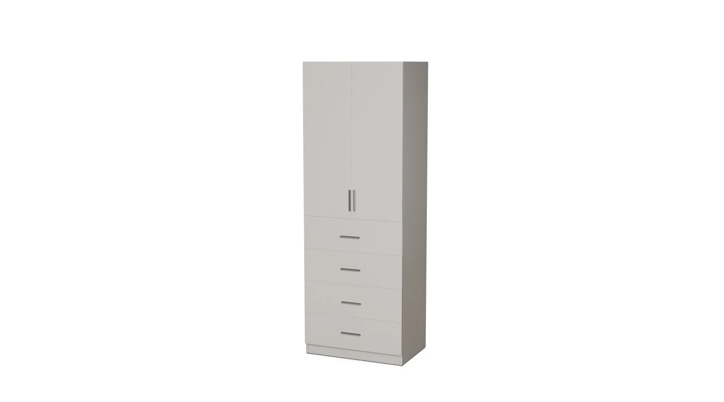 Szafa modułowa 80x225 cm z półkami i szufladami - System MAX Premium Szafa modułowa 80x225 cm z półkami i szufladami - System MAX Premium