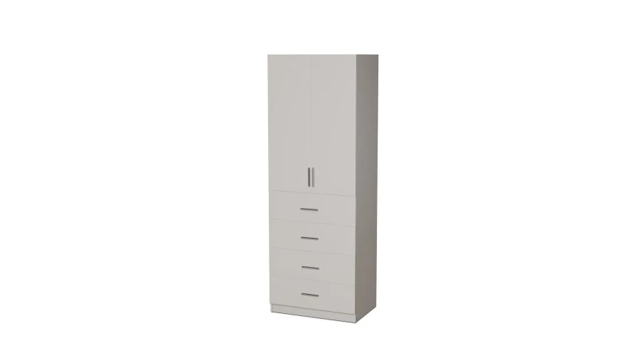 Szafa modułowa 80x225 cm z półkami i szufladami - System MAX Premium Szafa modułowa 80x225 cm z półkami i szufladami - System MAX Premium