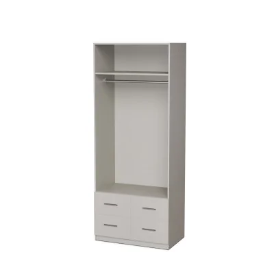 Szafa modułowa 90cm MAX Premium K - drążek, szuflady, półki