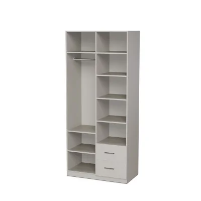Szafa modułowa 100cm MAX Premium B - drążek, szuflady, półki