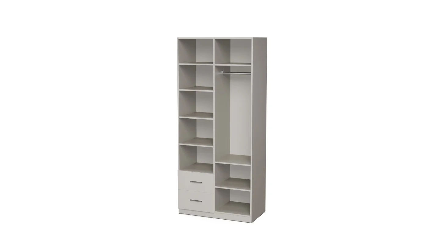 Szafa modułowa 100 cm z drążkiem ubraniowym i szufladami - MAX Premium "C" Szafa modułowa 100 cm z drążkiem ubraniowym i szufladami - MAX Premium "C"