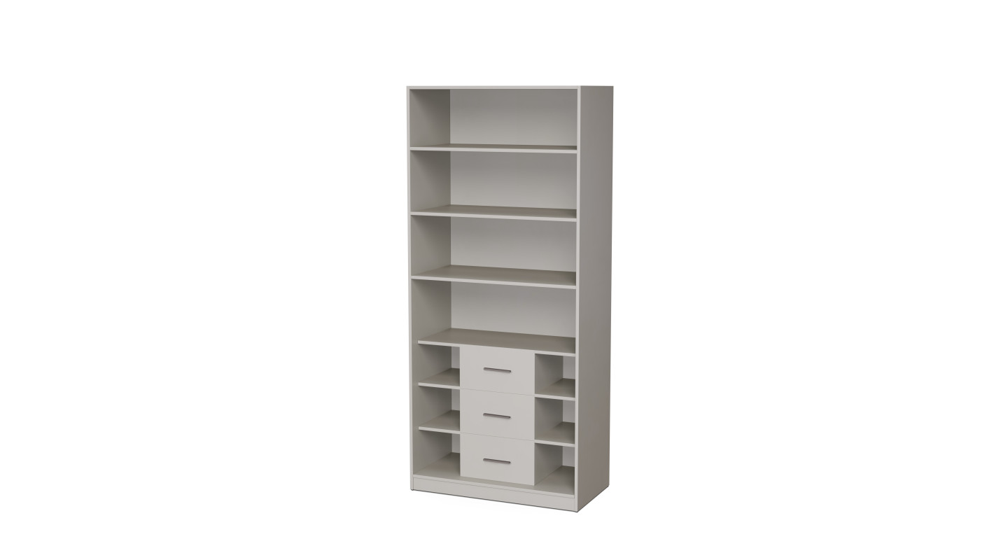 Szafa modułowa 100x225 cm z szufladami System MAX Premium | e-Meblast