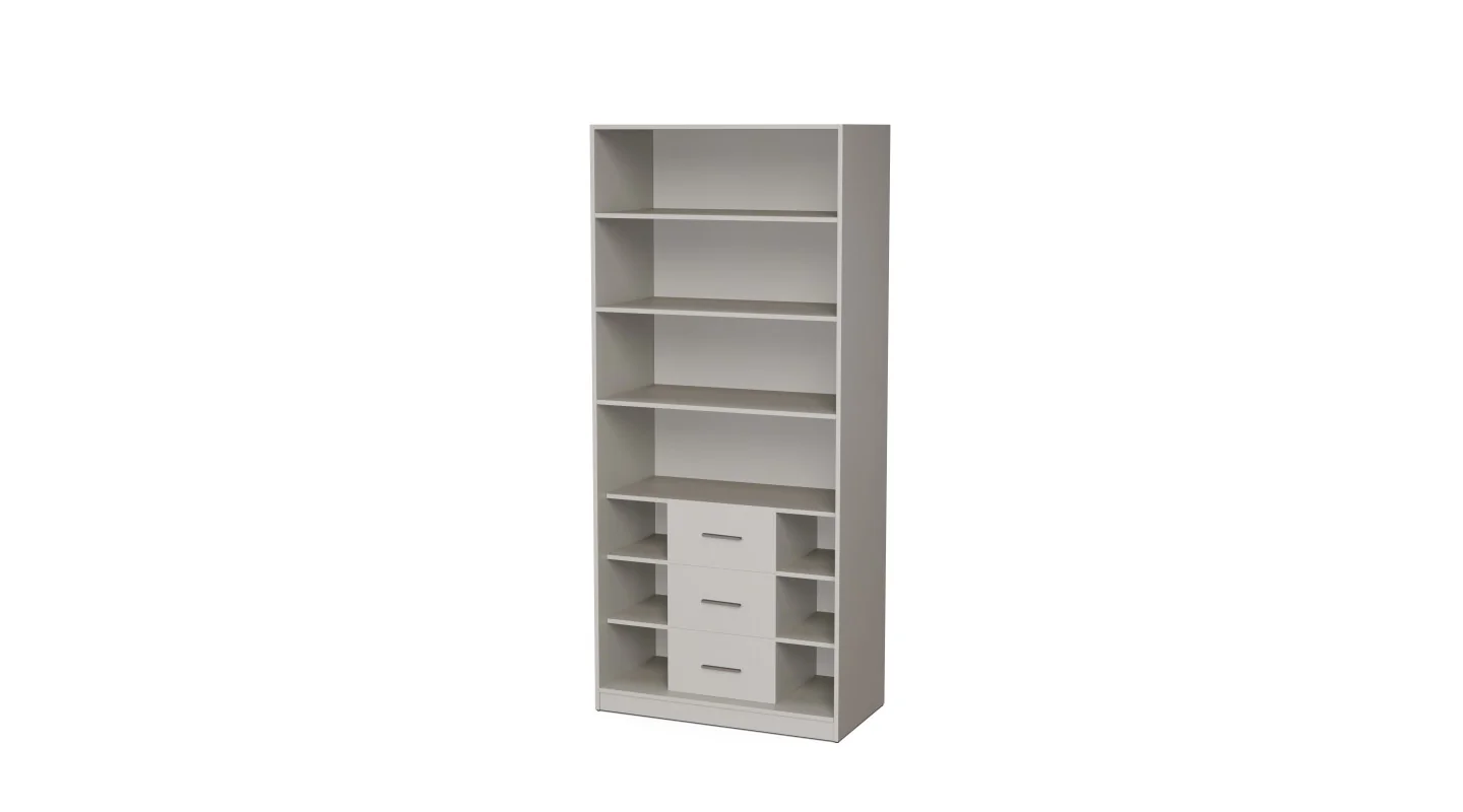 Szafa modułowa 100x225 cm z szufladami System MAX Premium | e-Meblast Szafa modułowa 100x225 cm z szufladami System MAX Premium | e-Meblast
