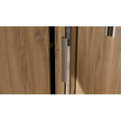 Szafa narożna modułowa 278 cm z lustrami Dąb Carpenter Whisky - Zestaw MAX Premium Szafa narożna modułowa 278 cm z lustrami Dąb Carpenter Whisky - Zestaw MAX Premium