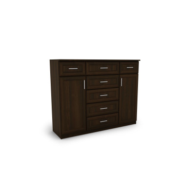 copy of Grande commode 140 cm, tiroirs, armoires, fermeture douce, aulne, pin, noyer, blanc