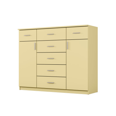 copy of Grande commode 140 cm, tiroirs, armoires, fermeture douce, aulne, pin, noyer, blanc