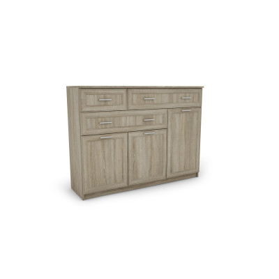 copy of Modern chest of drawers 150 cm for living room, many drawers, cabinets, soft close, alder, pine, walnut, white