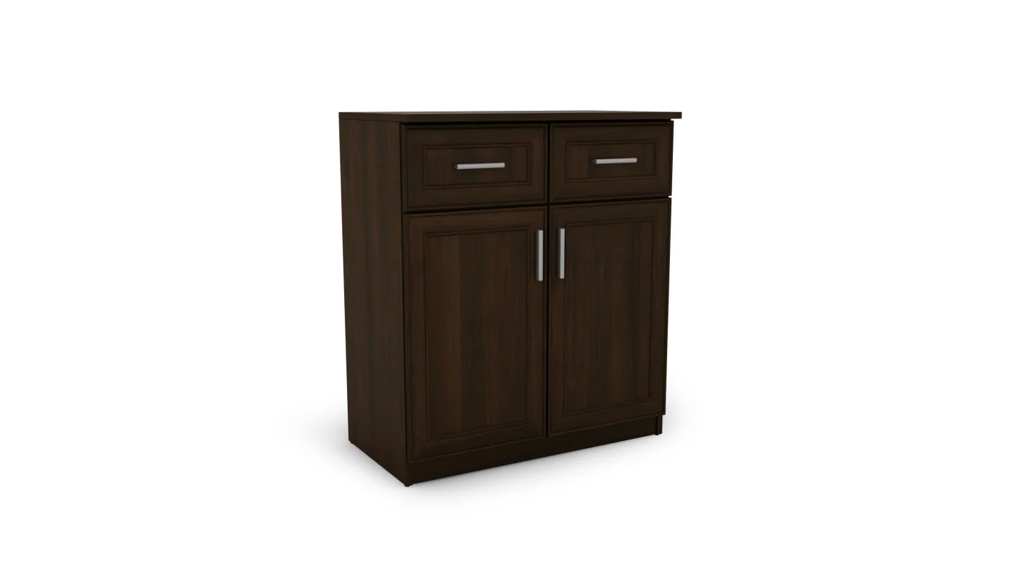 Komoda z drzwiczkami i szufladami 80 cm Sonoma Ciemna – Optima Komoda z drzwiczkami i szufladami 80 cm Sonoma Ciemna – Optima