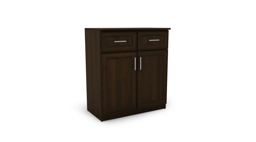 Komoda z drzwiczkami i szufladami 80 cm Sonoma Ciemna – Optima Komoda z drzwiczkami i szufladami 80 cm Sonoma Ciemna – Optima