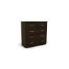 Wysoka komoda z 5 szufladami 90 cm Sonoma Ciemna – Marsylia