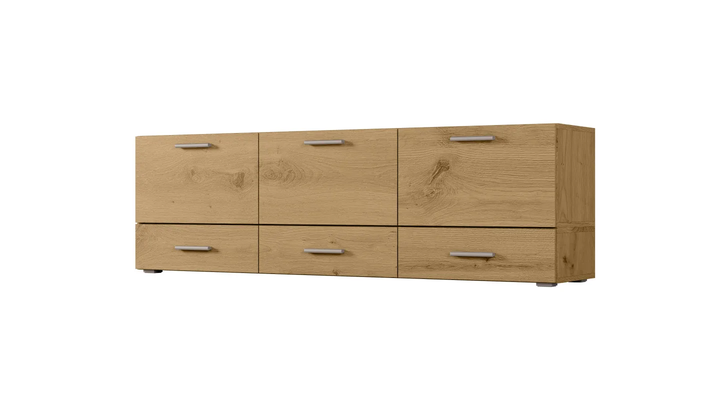 Komoda modułowa wolnostojąca lub wisząca 180–240 cm Dąb Artisan – Multi Smart Komoda modułowa wolnostojąca lub wisząca 180–240 cm Dąb Artisan – Multi Smart