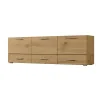 Komoda modułowa wolnostojąca lub wisząca 180–240 cm Dąb Artisan – Multi Smart