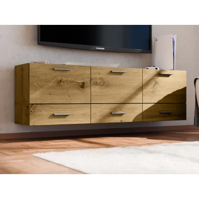 Komoda modułowa wolnostojąca lub wisząca 180–240 cm Dąb Artisan – Multi Smart