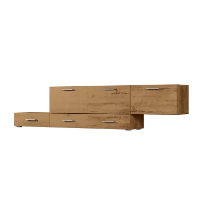 Komoda modułowa wolnostojąca lub wisząca 180–240 cm Dąb Lancelot – Multi Smart