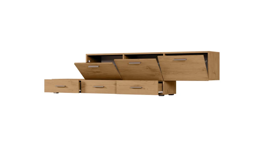 Komoda modułowa wolnostojąca lub wisząca 180–240 cm Dąb Lancelot – Multi Smart Komoda modułowa wolnostojąca lub wisząca 180–240 cm Dąb Lancelot – Multi Smart