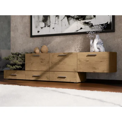 Komoda modułowa wolnostojąca lub wisząca 180–240 cm Dąb Lancelot – Multi Smart Komoda modułowa wolnostojąca lub wisząca 180–240 cm Dąb Lancelot – Multi Smart