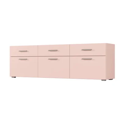 Komoda modułowa wolnostojąca lub wisząca 180–240 cm Różowy – Multi Smart