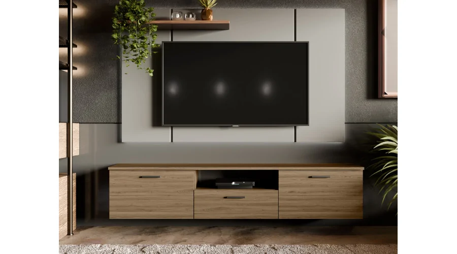 Komoda RTV 180 cm - Szafka pod telewizor - Mova | e-Meblast