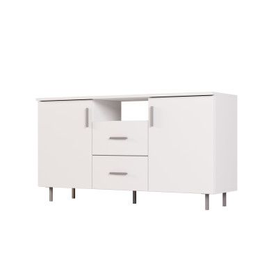 Szafka RTV 135 cm śnieżna biel – Compact