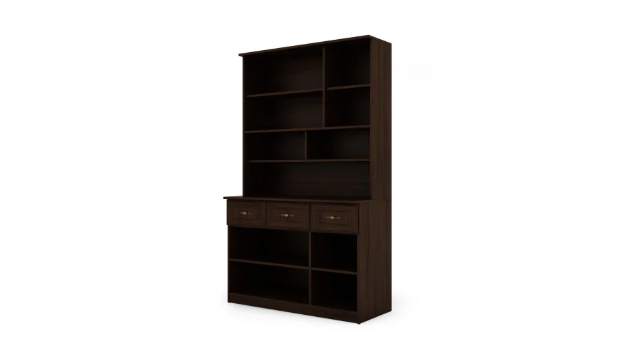 Kredens 120 cm witryna sonoma ciemna sonoma jasna – Brentaro | eMeblast Kredens 120 cm witryna sonoma ciemna sonoma jasna – Brentaro | eMeblast