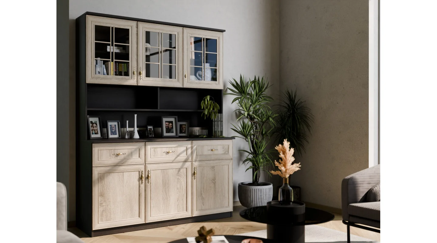 Kredens 150 cm sonoma ciemna sonoma jasna – Caldvero | eMeblast Kredens 150 cm sonoma ciemna sonoma jasna – Caldvero | eMeblast