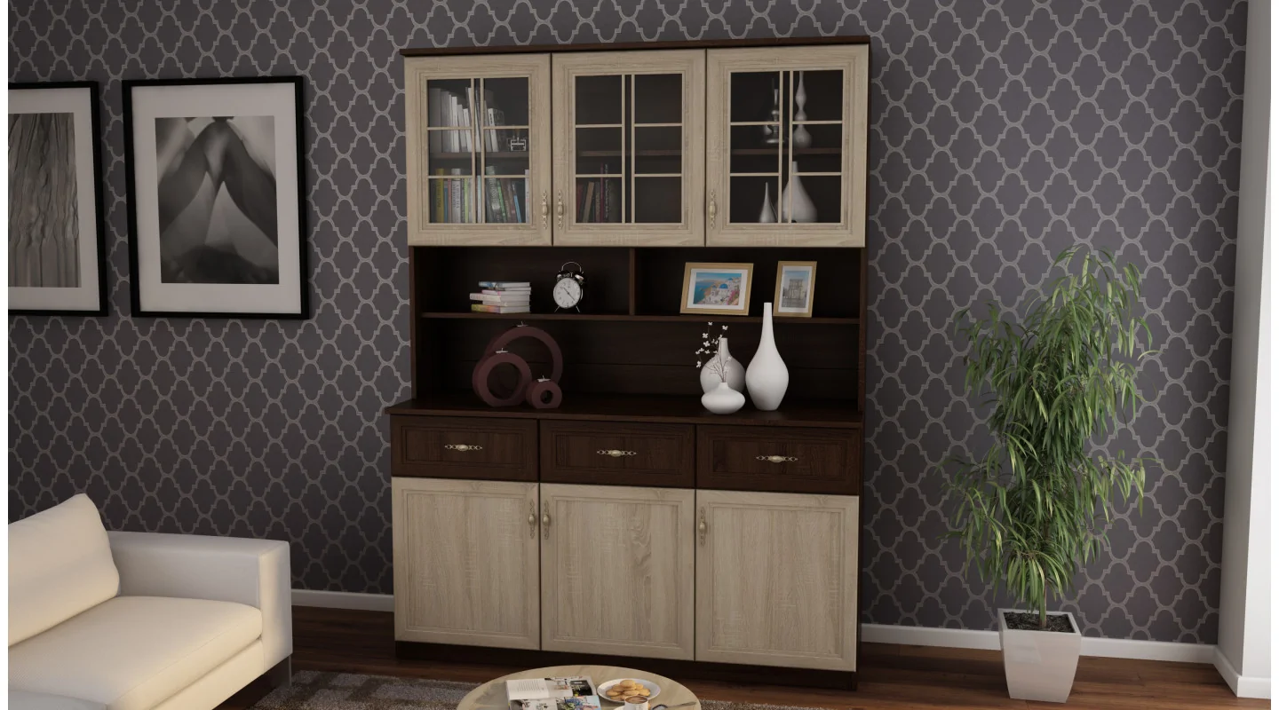 Kredens 150 cm sonoma ciemna sonoma jasna – Caldvero | eMeblast Kredens 150 cm sonoma ciemna sonoma jasna – Caldvero | eMeblast