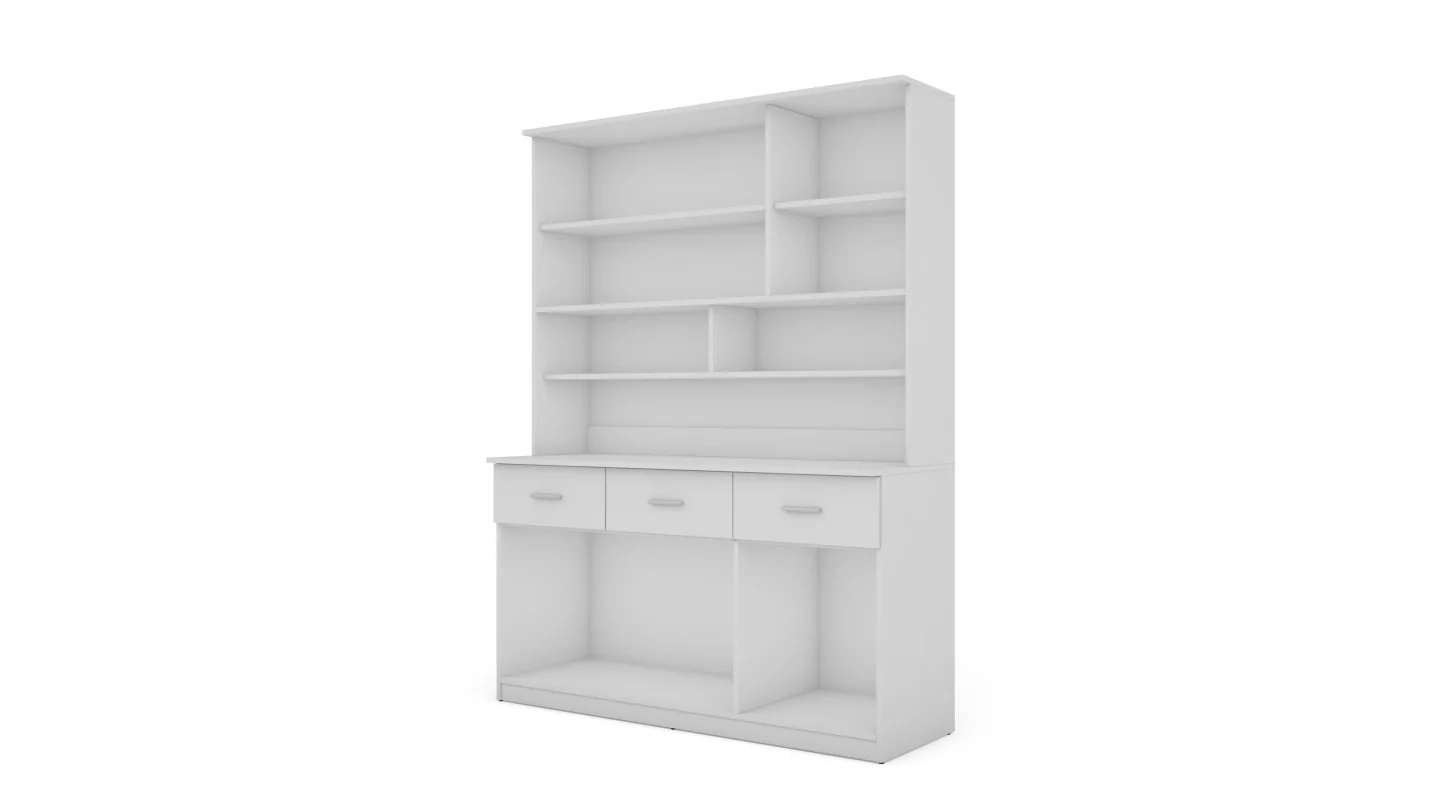Kredens 150 cm biel – Caldvero | eMeblast Kredens 150 cm biel – Caldvero | eMeblast