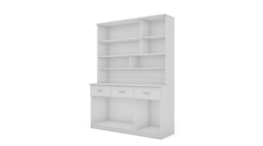 Kredens 150 cm biel – Caldvero | eMeblast Kredens 150 cm biel – Caldvero | eMeblast