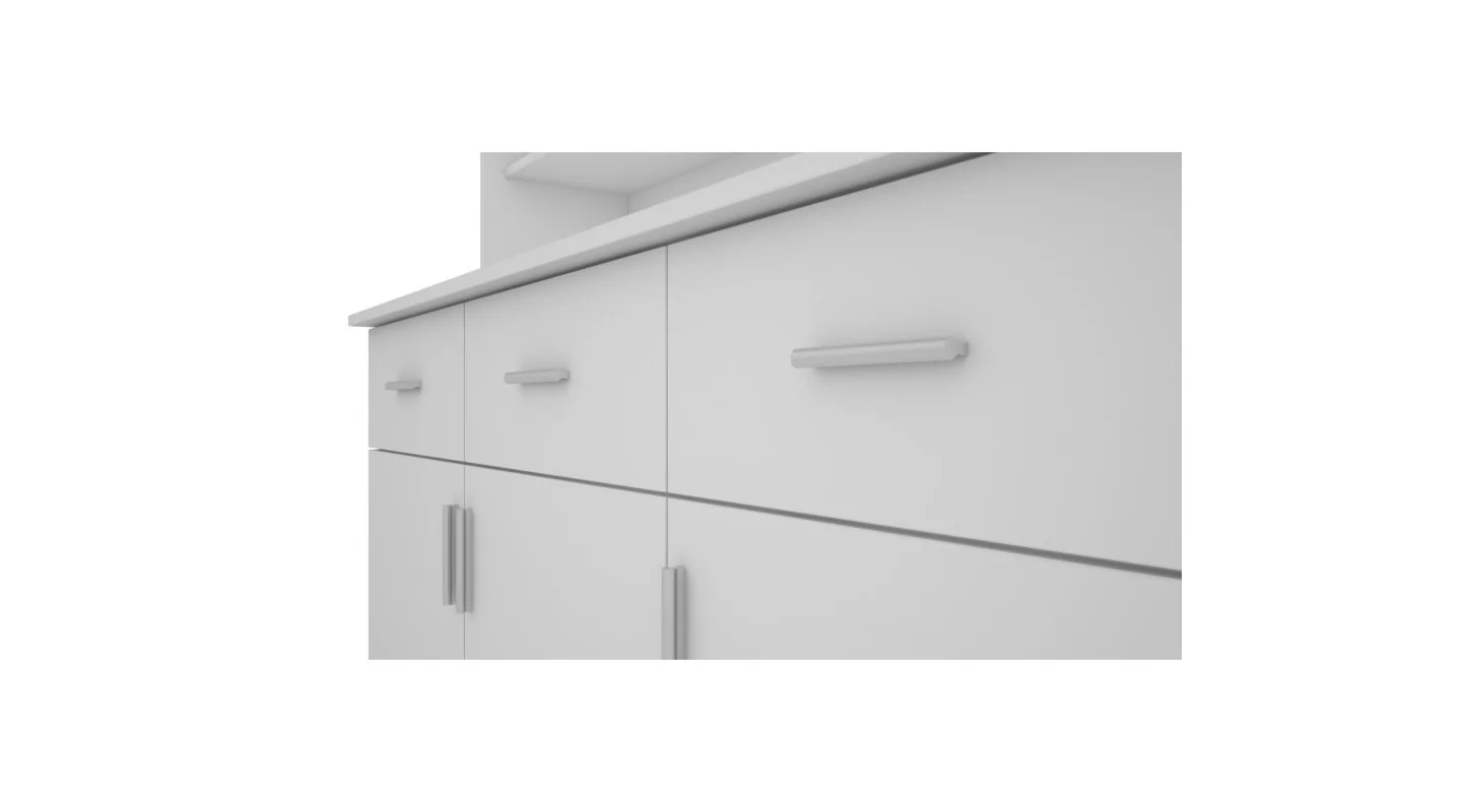 Kredens 150 cm biel – Caldvero | eMeblast Kredens 150 cm biel – Caldvero | eMeblast