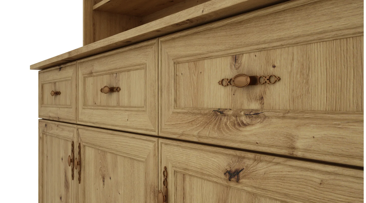 Kredens 150 cm dąb artisan – Caldvero | eMeblast