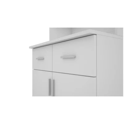 Kredens 80 cm biel – Selvaro | eMeblast