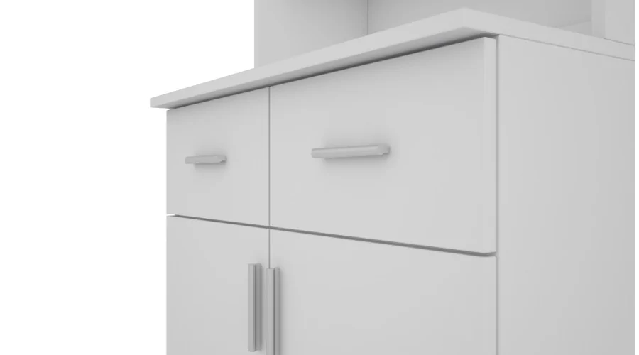 Kredens 80 cm biel – Selvaro | eMeblast