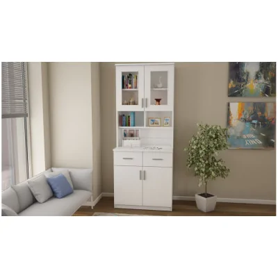 Kredens 80 cm biel – Selvaro | eMeblast