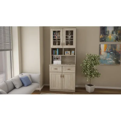 Kredens 80 cm sonoma jasna – Selvaro | eMeblast