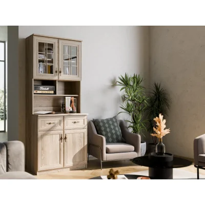 Kredens 80 cm sonoma jasna – Selvaro | eMeblast