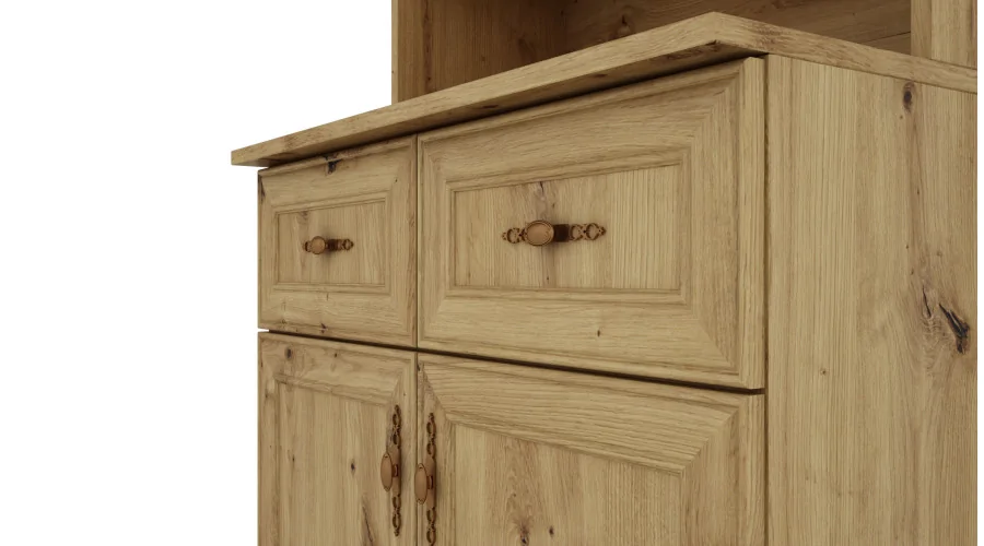 Kredens 80 cm dąb artisan – Selvaro | eMeblast Kredens 80 cm dąb artisan – Selvaro | eMeblast